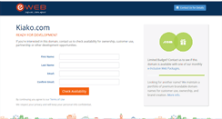 Desktop Screenshot of kiako.com